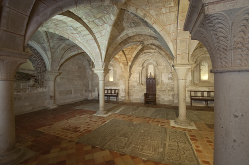 Vista interior de la sala capitular de Veruela